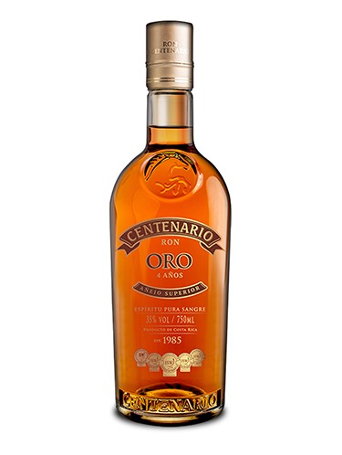 Centenario Ron 4 Años Oro 750ML